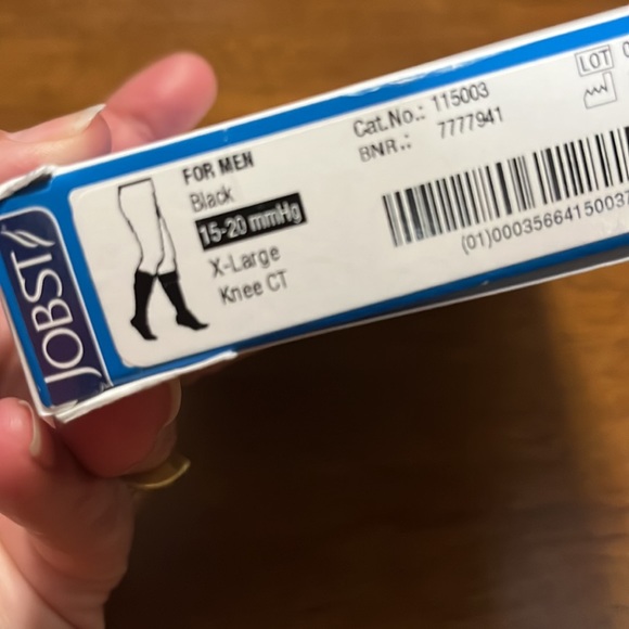 New Jobst medical Compression Stockings mens XL (15-20mmhg) knee ct - Picture 5 of 9